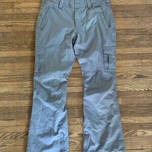 Women's Aperture Cargo Ski/Snowboard Pants - Grey/Purple - Sz.M